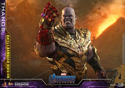 Avengers: Endgame Movie Masterpiece Akční figurka 1/6 Thanos Battle Damaged Version 42 cm